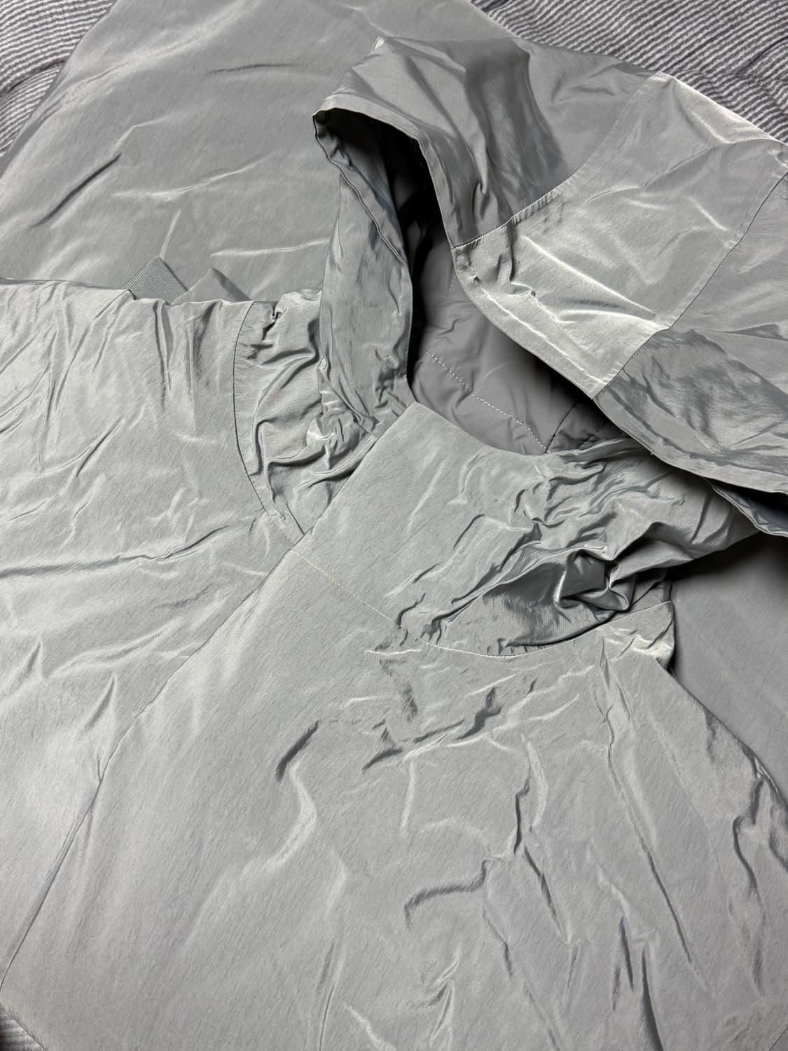 [M] COS 다운 라인드 워터프루프 코트 라이트 그레이 상품이미지2