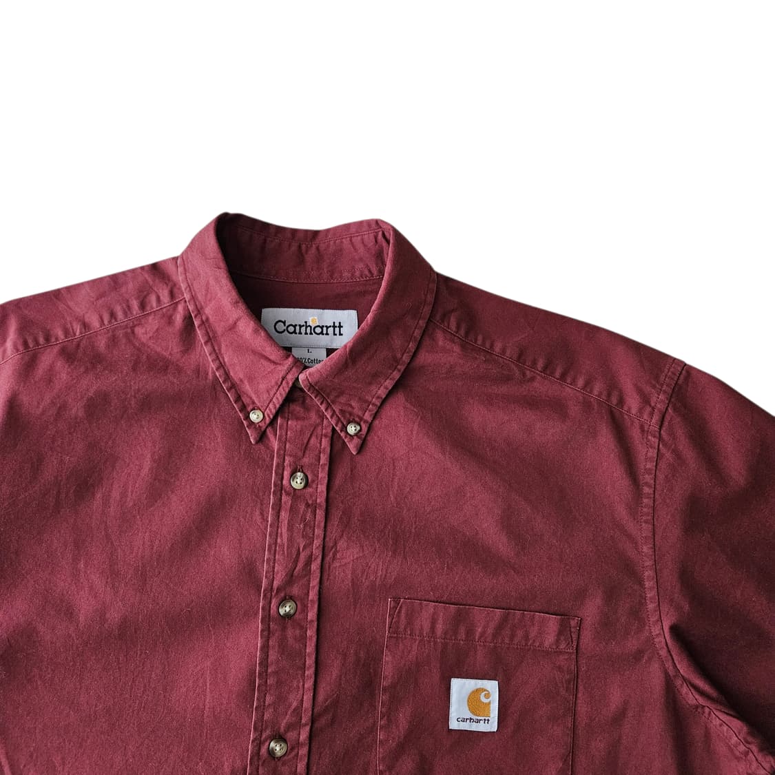 칼하트 면 오버핏 반팔셔츠 L 상품이미지3