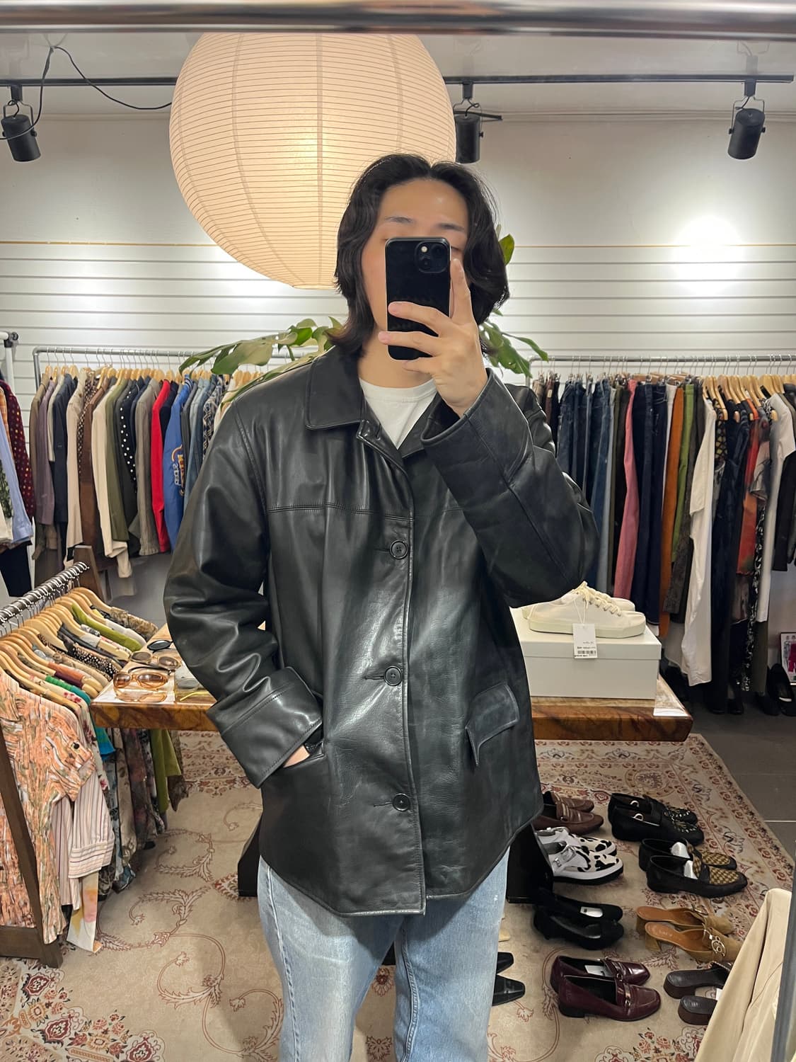 90s 폴로 레더 카코트 상품이미지6