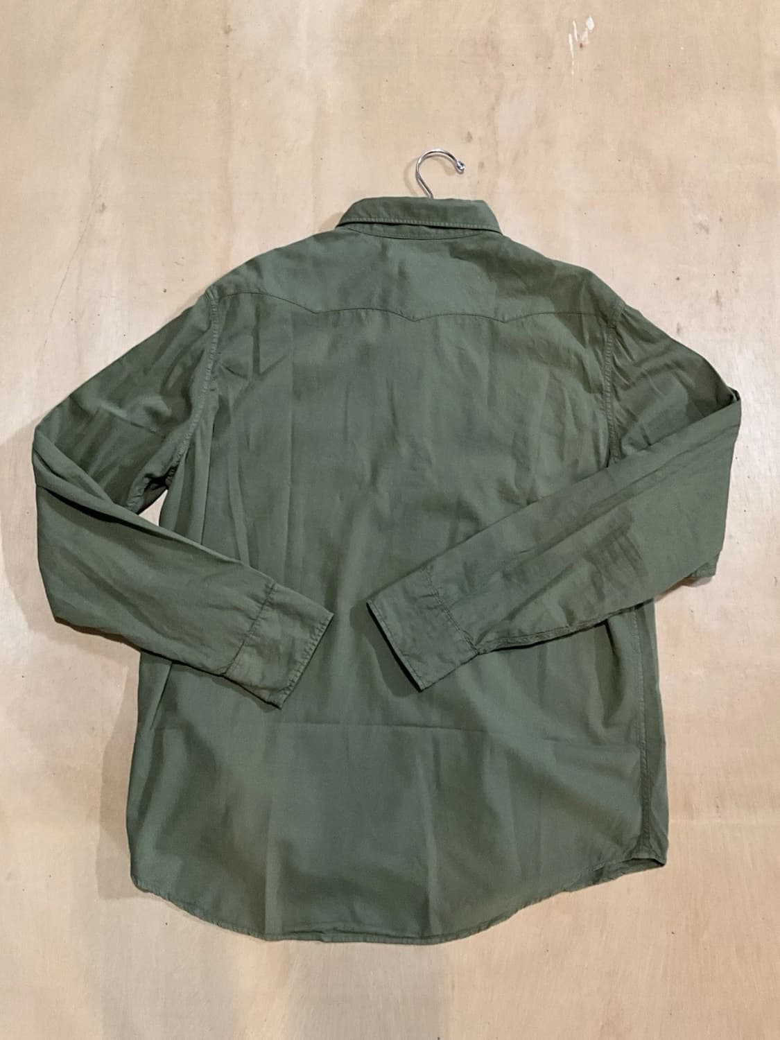 RRL 더블알엘 버팔로 웨스턴 셔츠 올리브 그린 상품이미지4