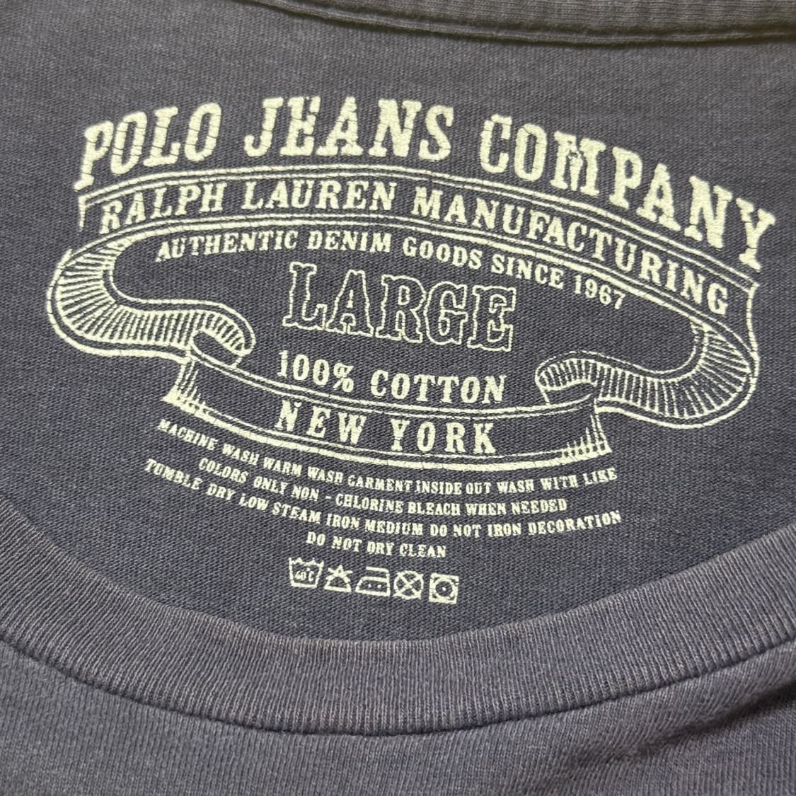 희귀⚡️90s 폴로 진스 티셔츠  상품이미지4