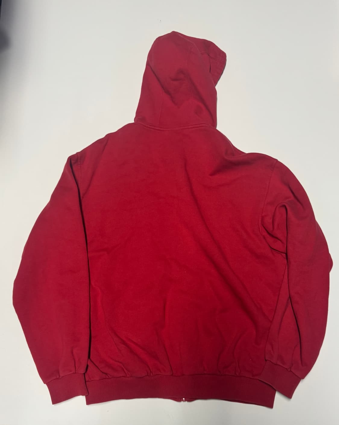 희귀!! 나이키 올드스쿨 스우시 기모 후드집업 XL 레드 상품이미지2