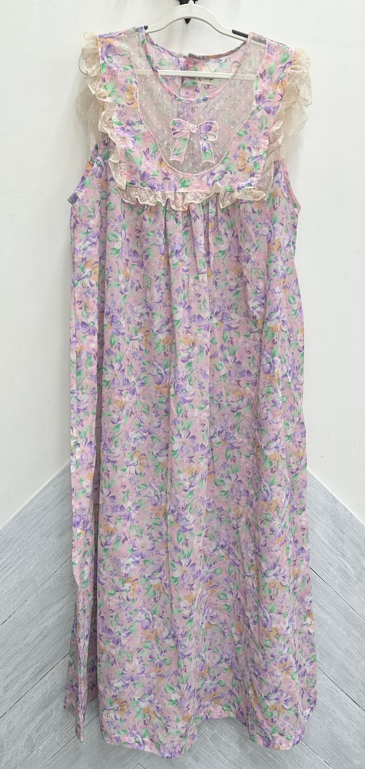 🫧달콤한 낮잠 원피스🫧 레이스 프릴 히메갸루 러블리 플라워  상품이미지2