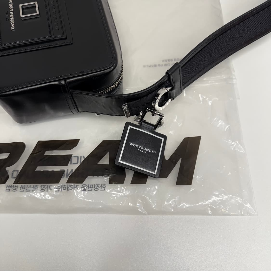 [정품] 우영미 스퀘어 크로스백 블랙 상품이미지7