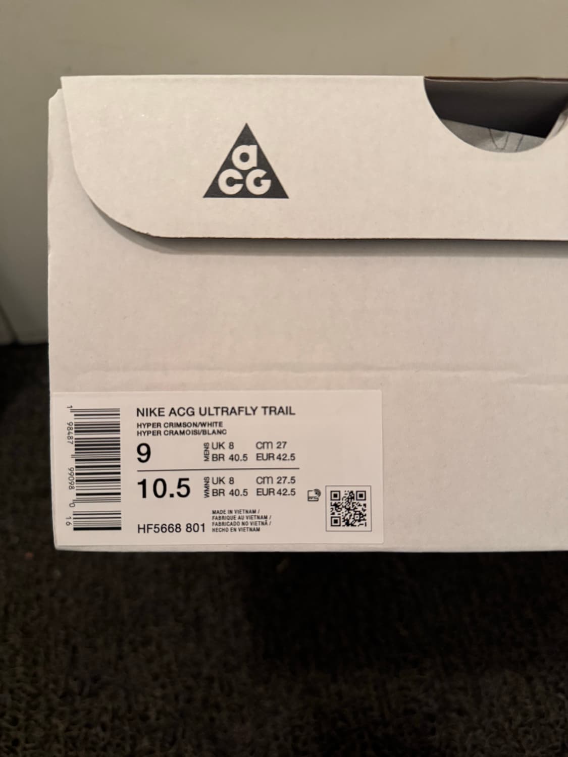 나이키 ACG 울트라플라이 트레일 하이퍼 크림슨 토탈 오렌지 상품이미지7