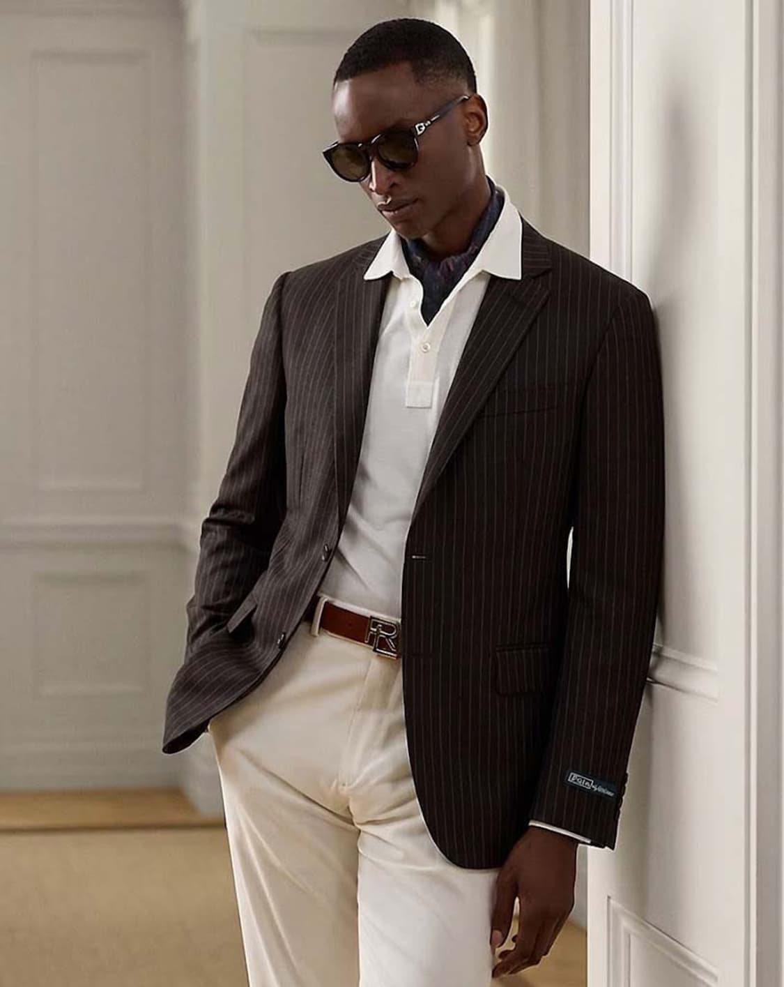 폴로 랄프로렌 꼬르넬리아니 이태리 콩그레스맨 핀스트라이프 버진울 수트자켓 상품이미지4