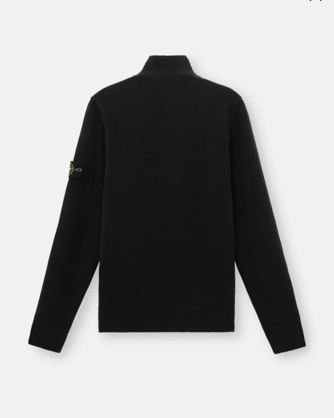 스톤아일랜드 펠트 트리밍 하프 지퍼 스웨터 상품이미지2