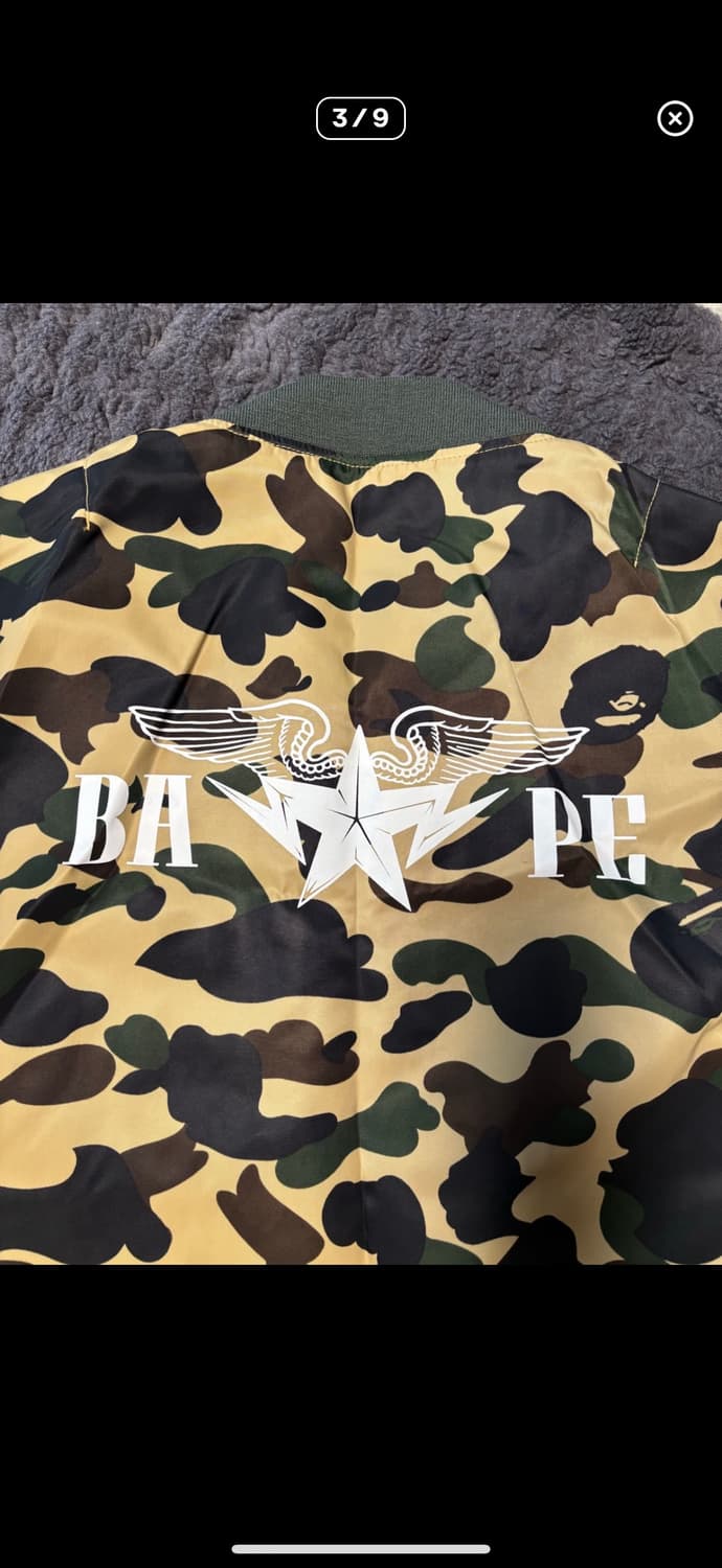 베이프 항공점퍼 MA-1 상품이미지3