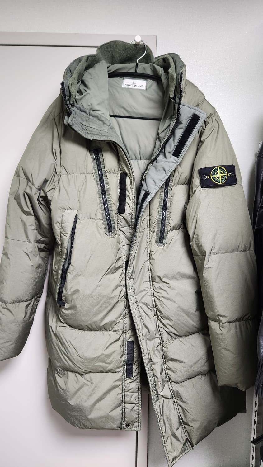 스톤아일랜드 크링클랩스 롱패딩 m사이즈 상품이미지1