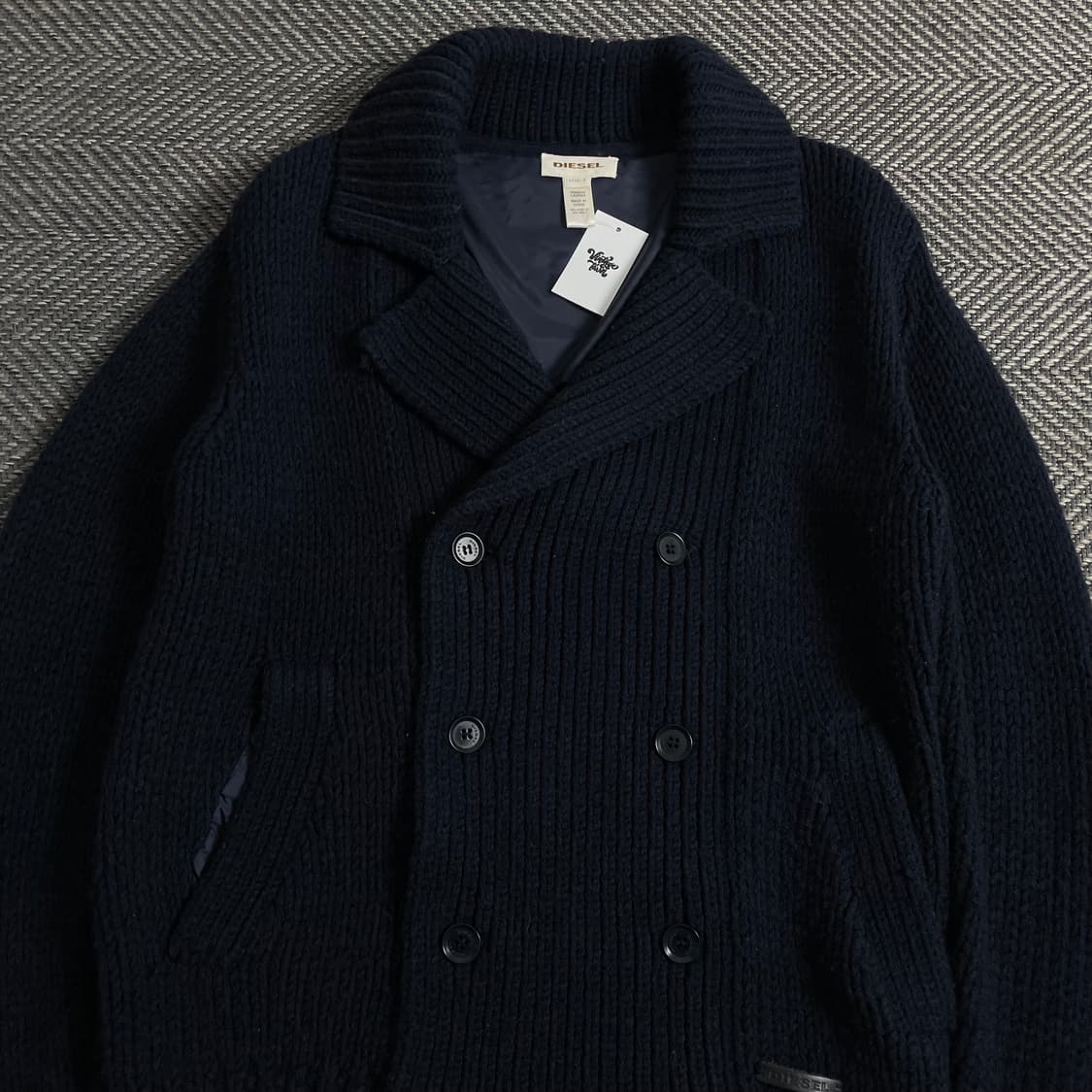 디젤 y2k 아카이브 울 니트 자켓o 3893 상품이미지2