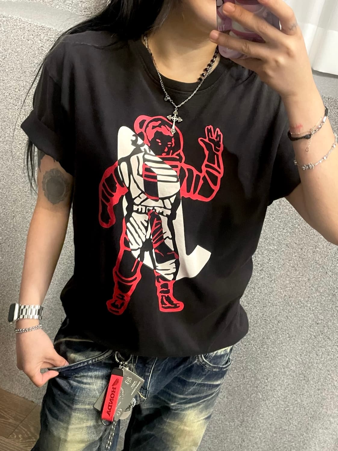 B.B.C Cosmonaut Printed Short Sleeve 상품이미지2