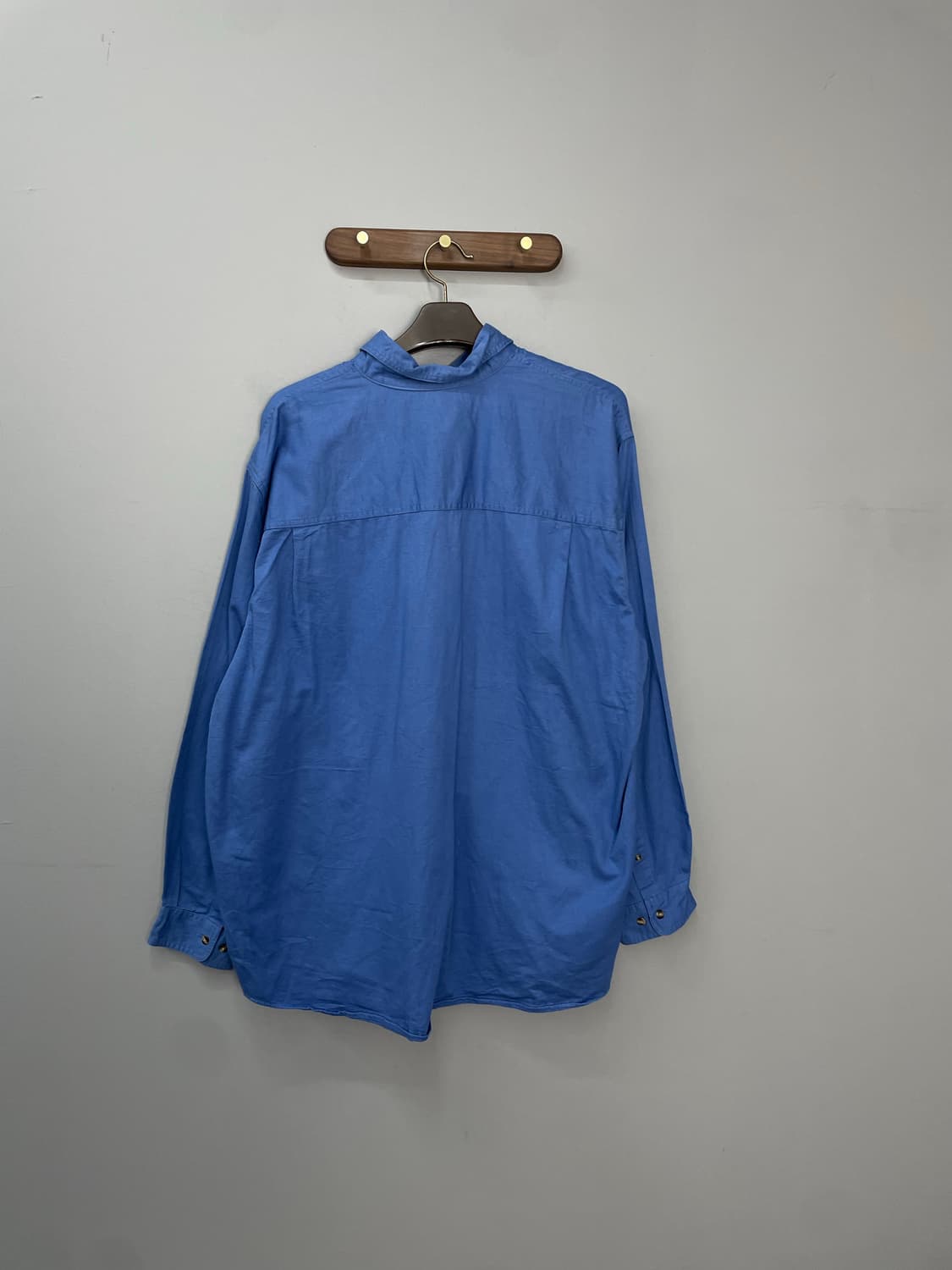 폴로 랄프로렌 오버핏 블루 옥스포드 셔츠 H1033 상품이미지4