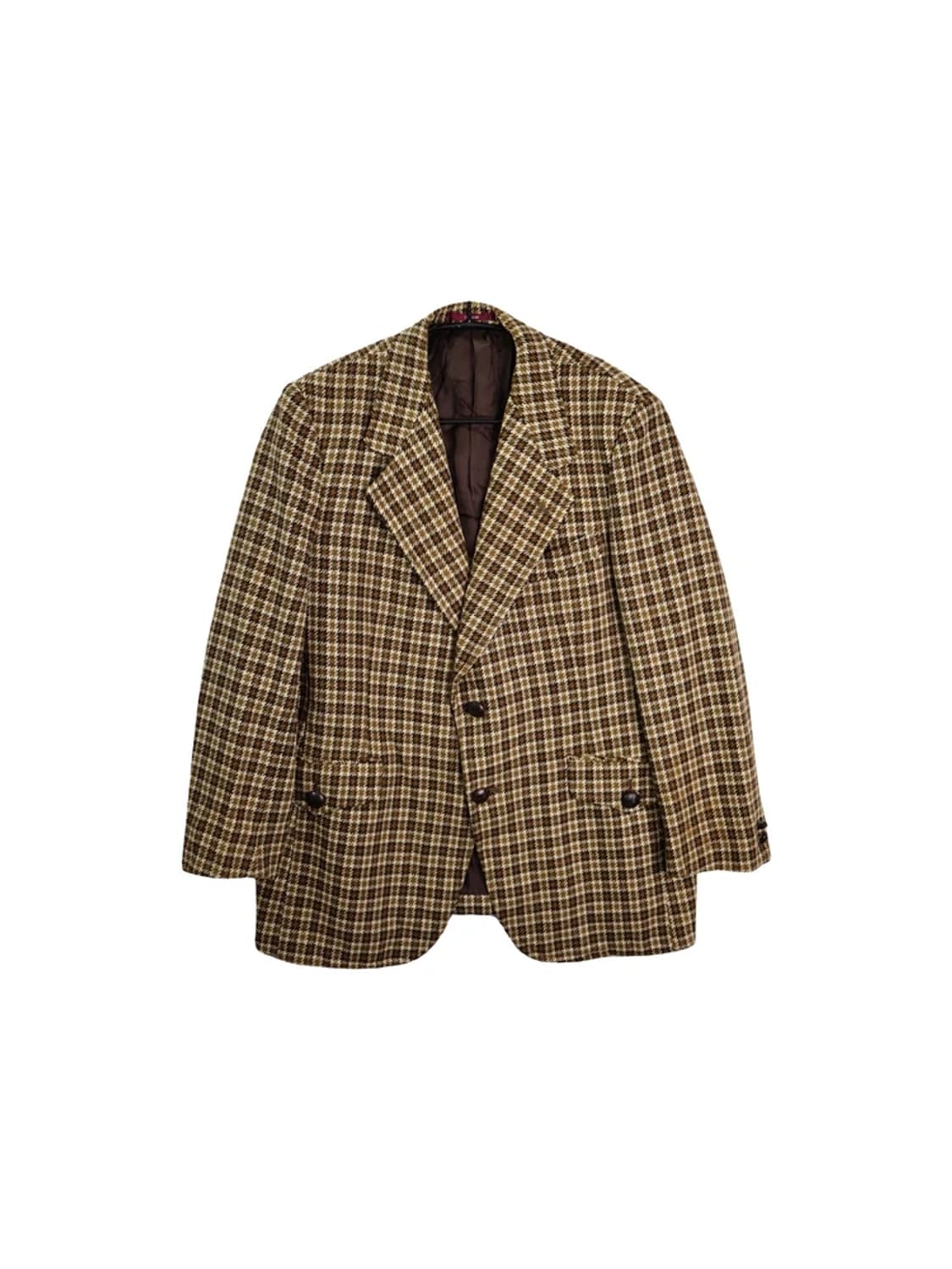 더어번 체크 울 블레이저 상품이미지3