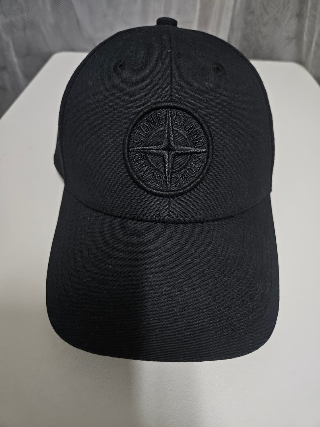 스톤 아일랜드(Stone Island)와펜 로고 볼캡  블랙 상품이미지2