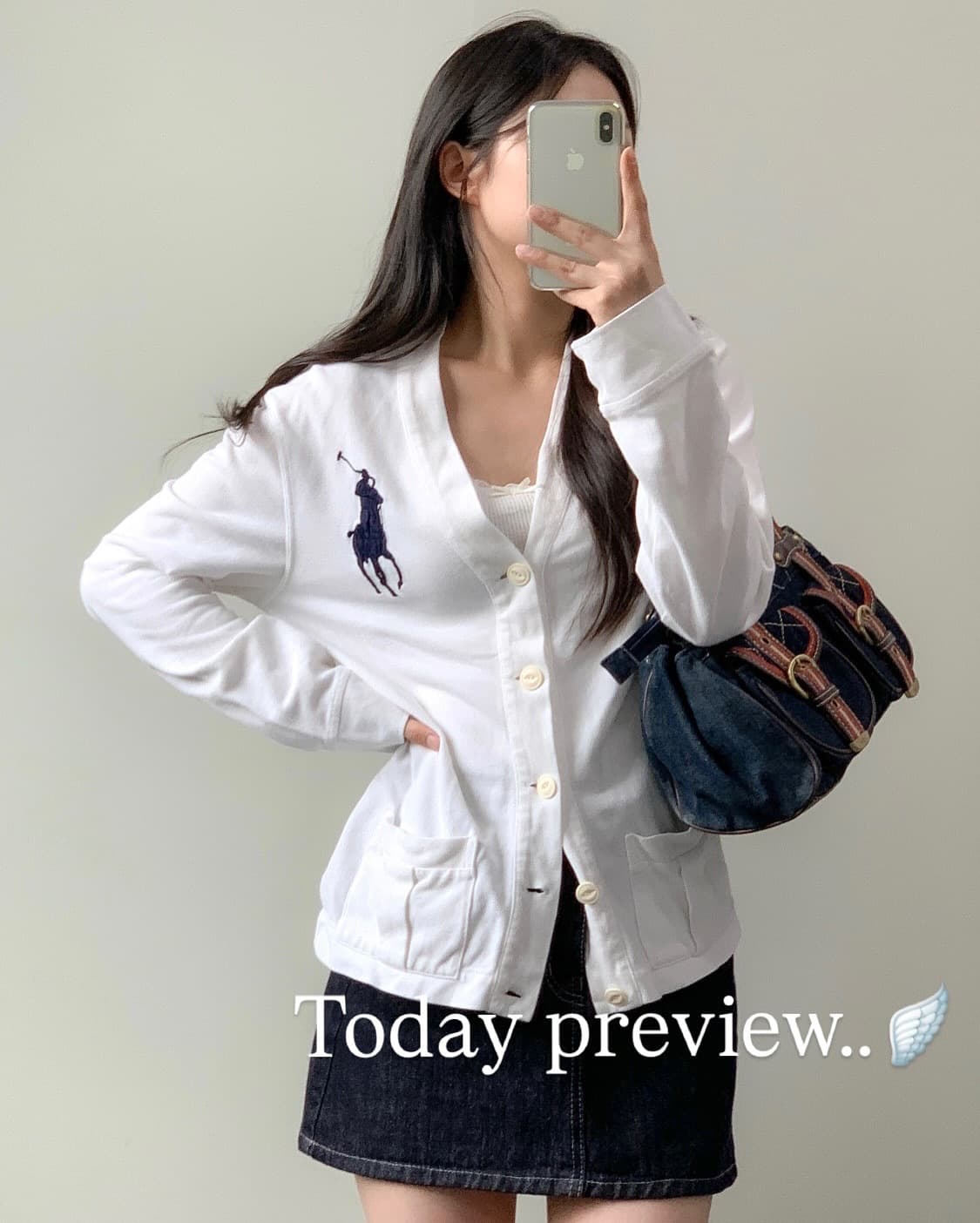 폴로 빅포니 코튼 가디건 상품이미지4