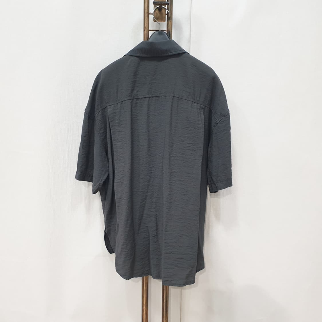 아르반 투포켓 오픈카라 셔츠 L (차콜) 상품이미지3