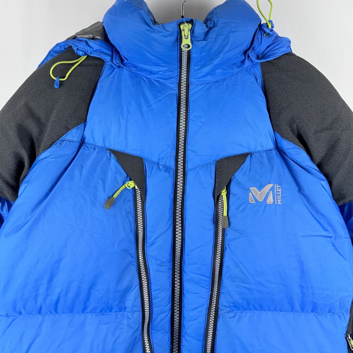 (105) 밀레 800필 윈드스토퍼 구스다운 패딩 블루 상품이미지3
