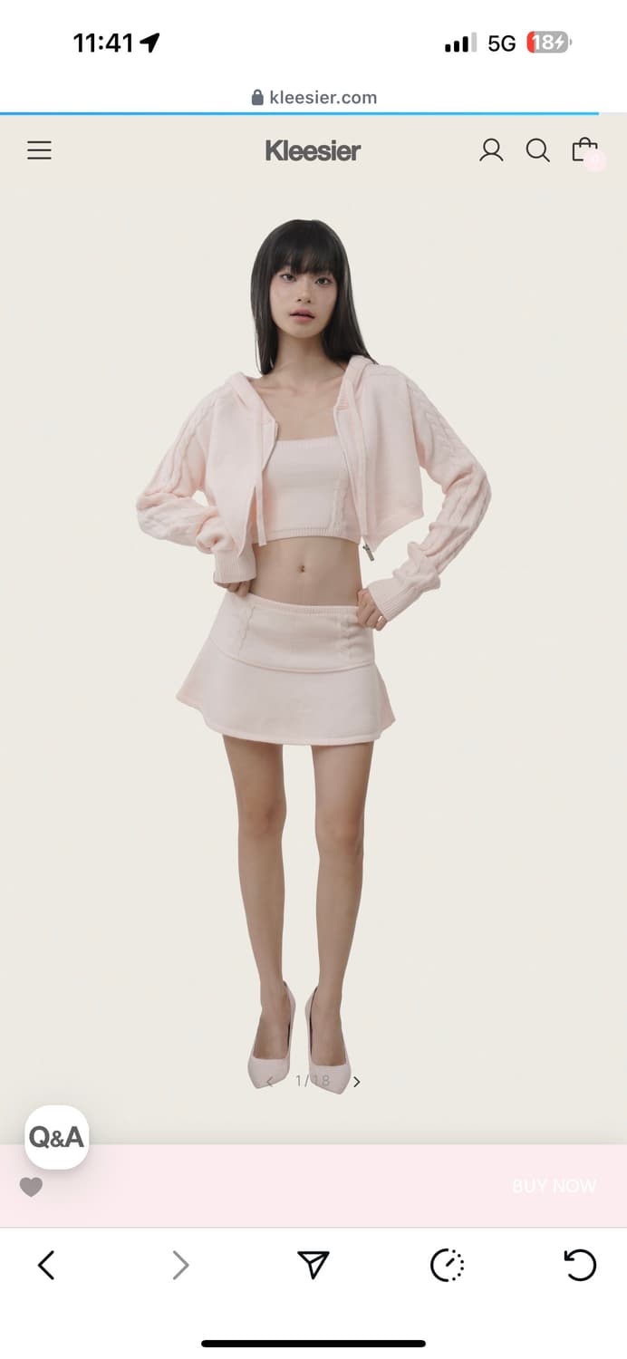 클리시어 츄츄 집업 상품이미지1