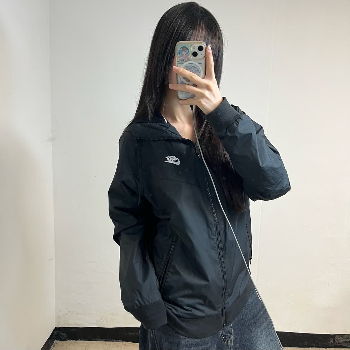 Nike Black Windrunner Jacket 상품이미지2