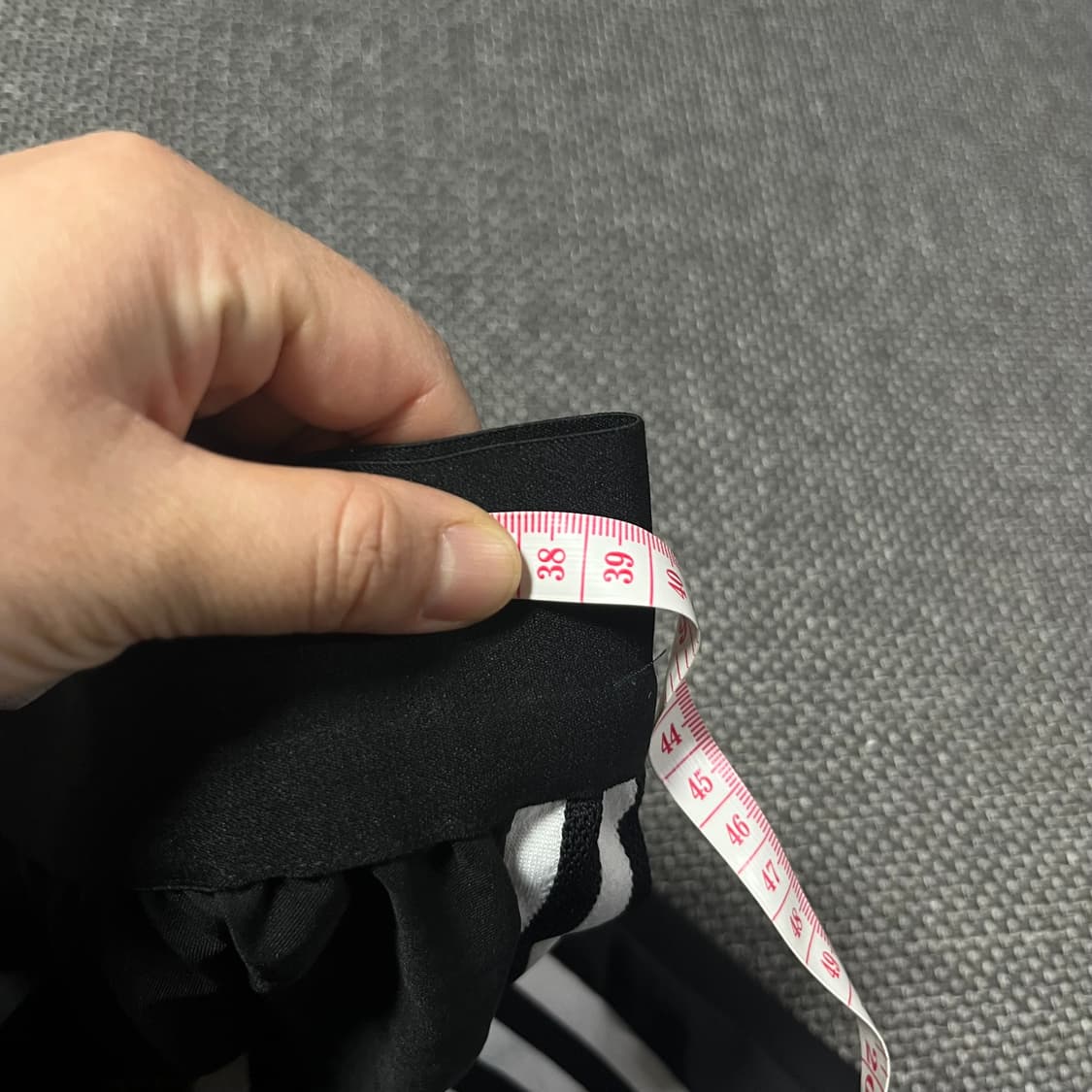 아디다스 삼선 반바지 블랙 L 상품이미지4