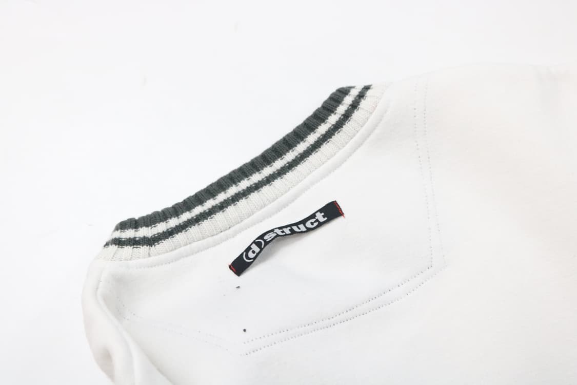 d-struct 디스트럭트 화이트 ENSIGN 스트라이프 맨투맨 L 상품이미지9