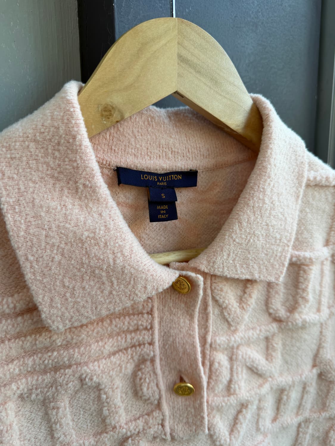S/ 루이비통 텍스처 페리 폴로 니트 상품이미지6