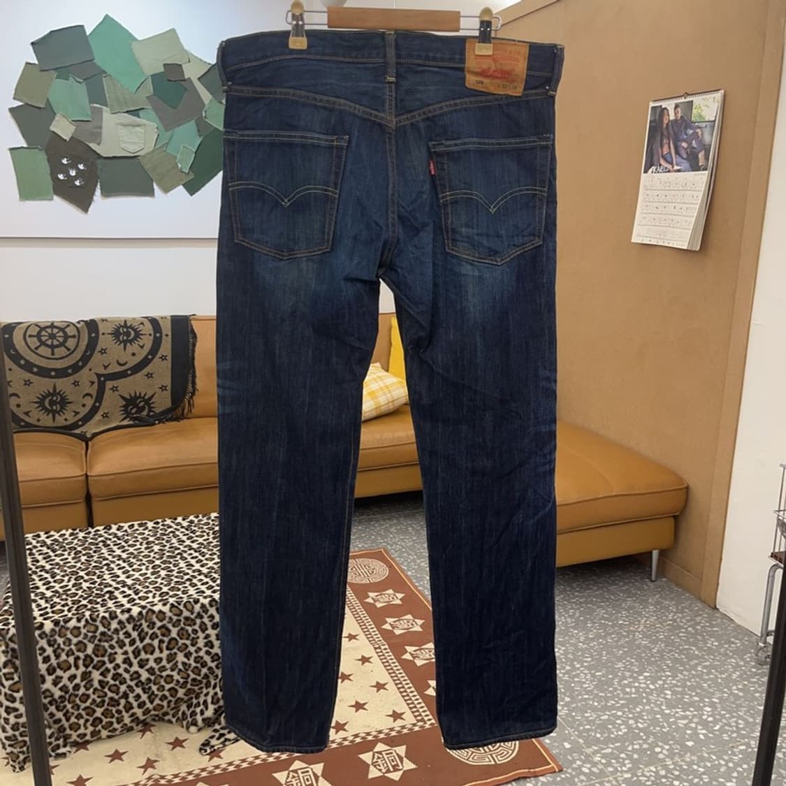 리바이스 504 올드스쿨 빈티지 워싱 데님팬츠 32인치 C09160 상품이미지4