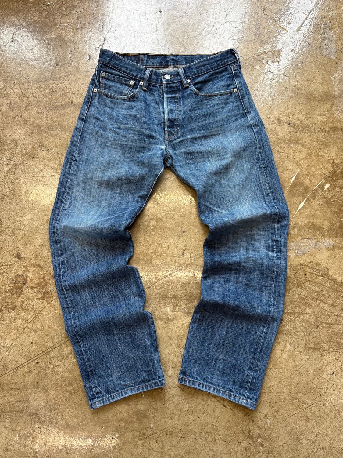 리바이스 501 xx 워싱 데님 상품이미지1