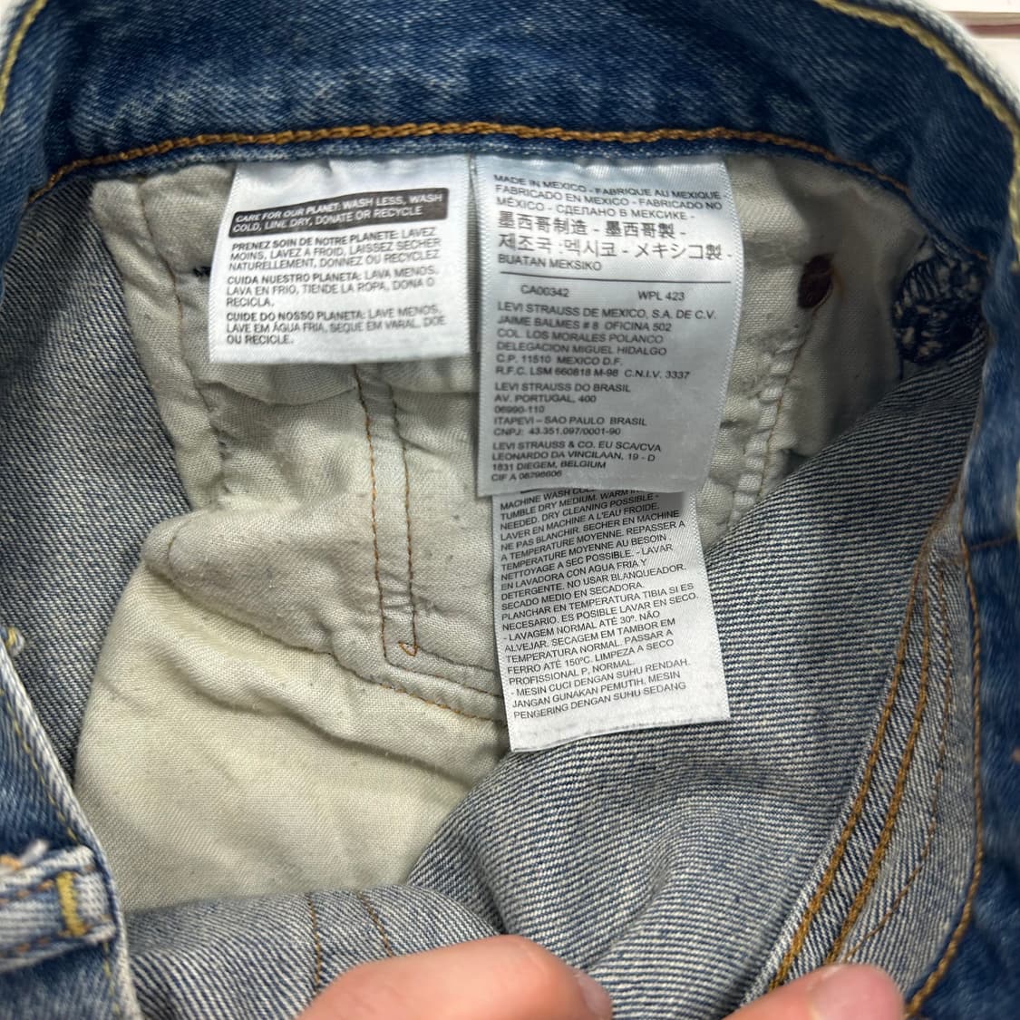 리바이스 501 데님팬츠 상품이미지3