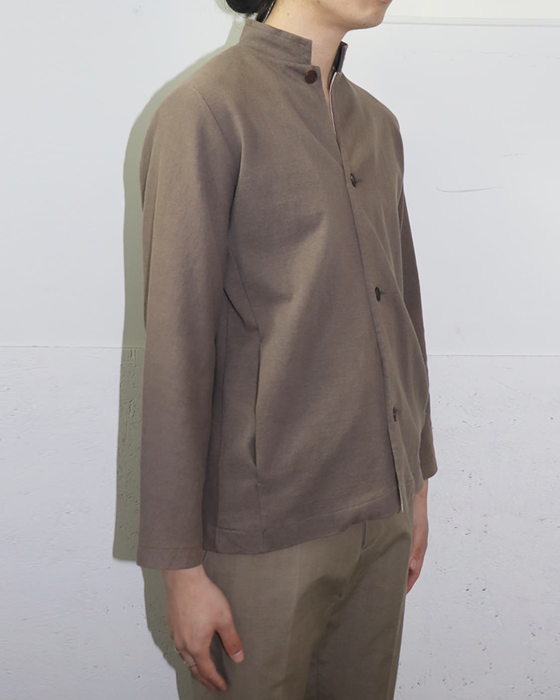 와이즈 스탠드 카라 자켓 상품이미지3