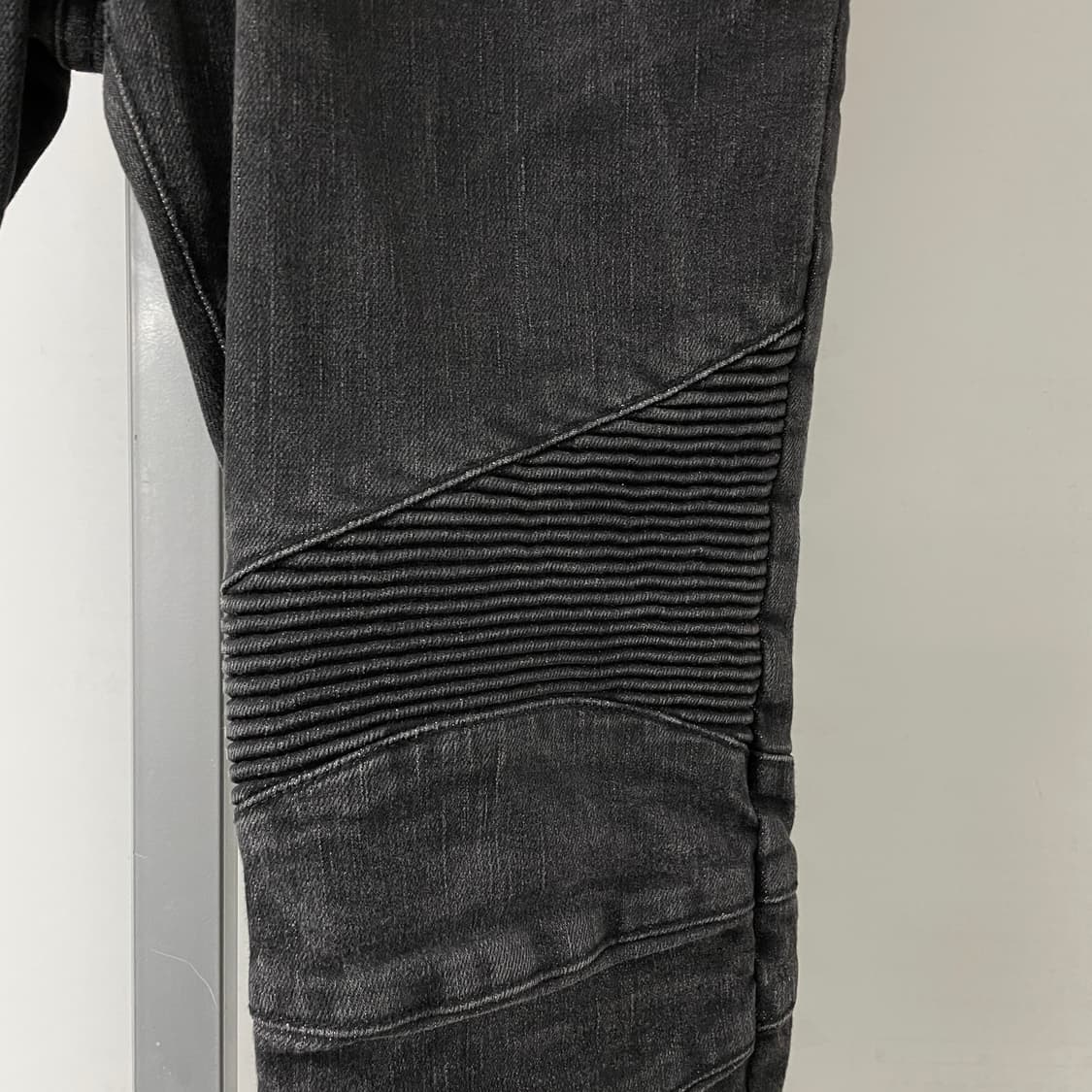 발망 흑청 바이커 팬츠 31 상품이미지4