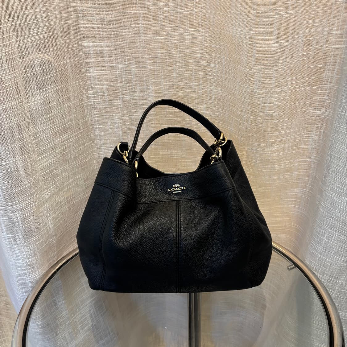 정품 코치 가죽 토트백      상품이미지1