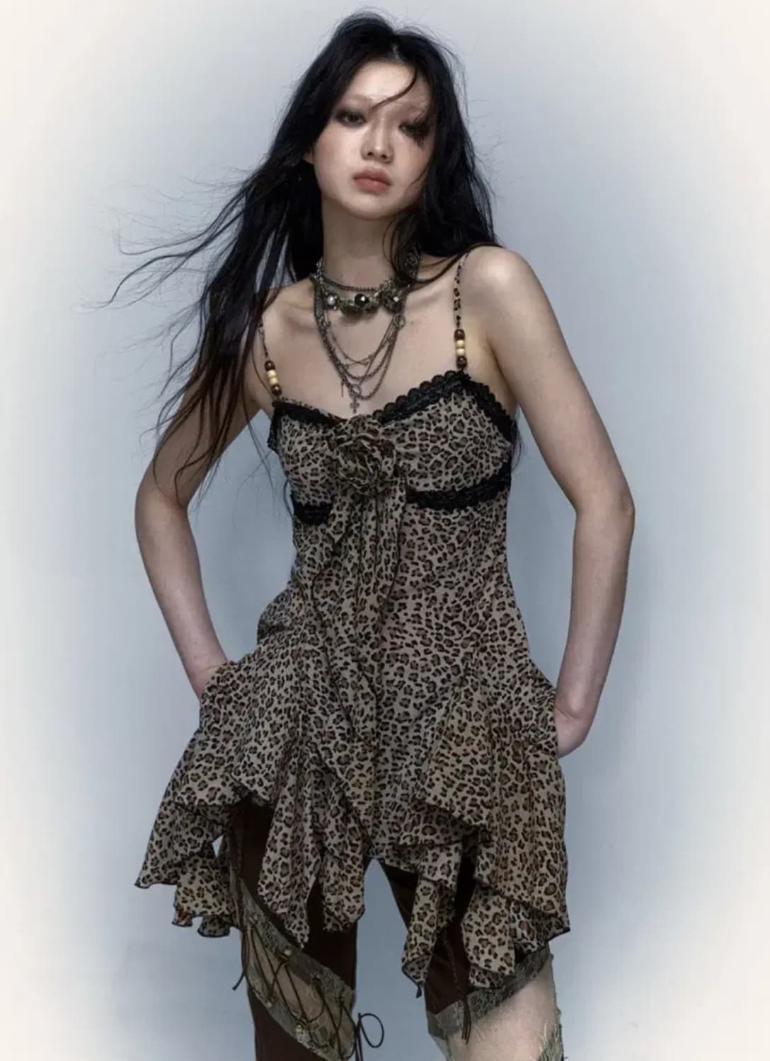 노로맨스 레오파드 원피스 상품이미지1