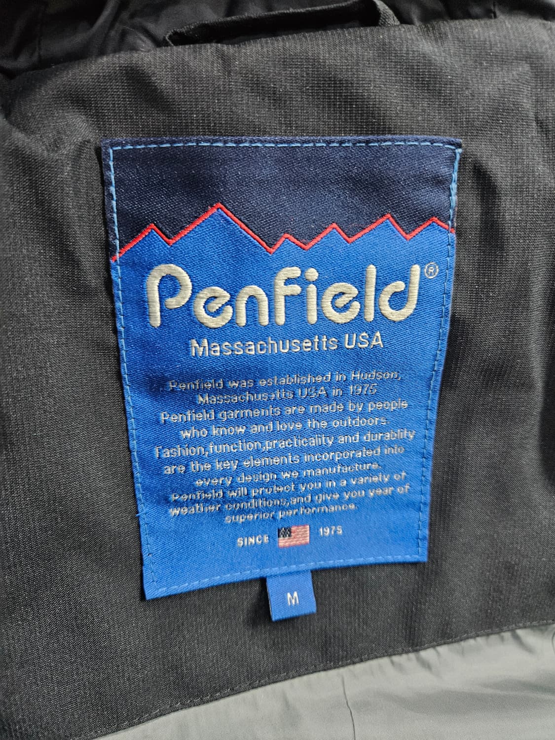 펜필드 블랙컬러 남성 95 구스다운 롱패딩  상품이미지3