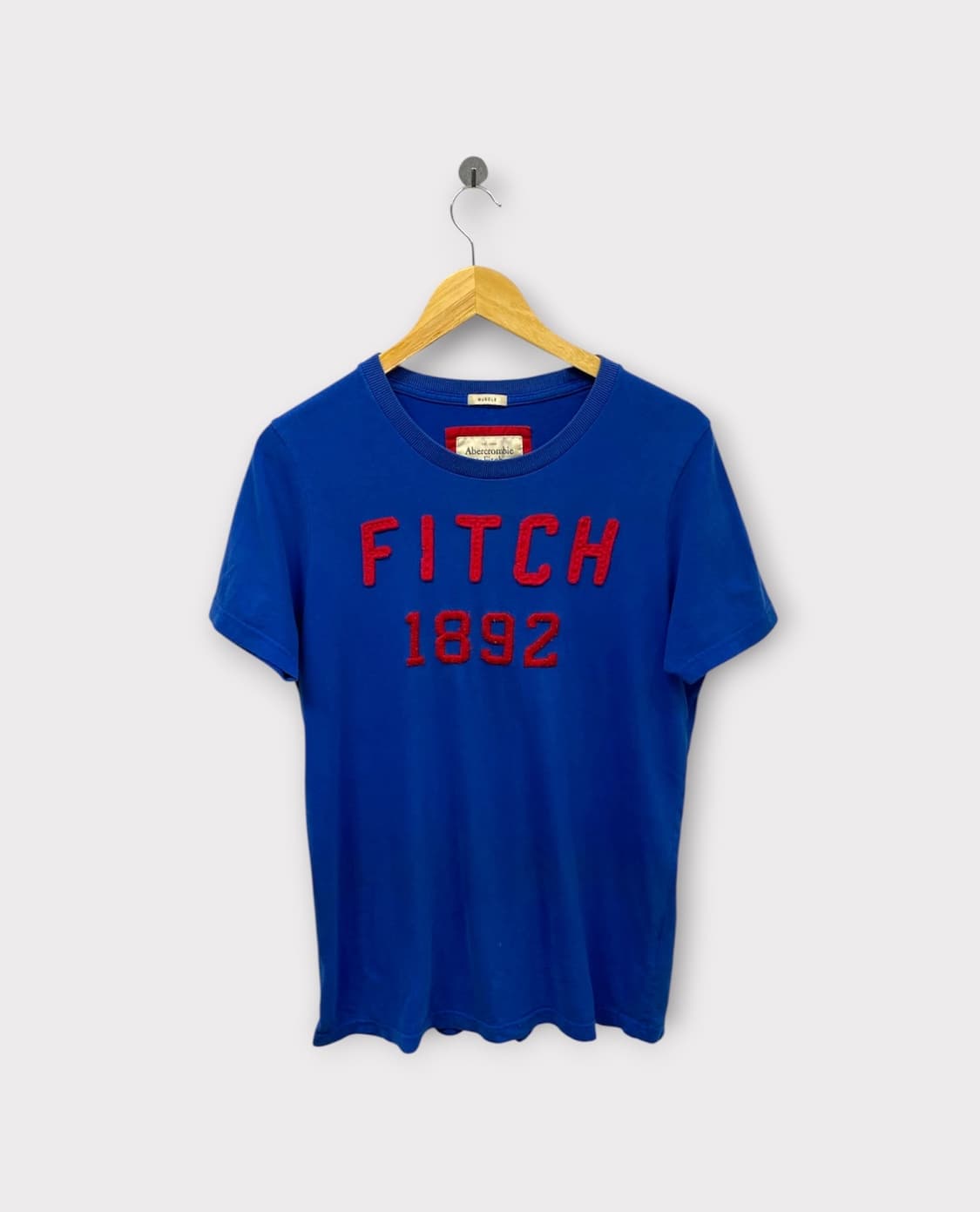  아베크롬비 A&F 1892 아플리케 로고 티셔츠 L 상품이미지1