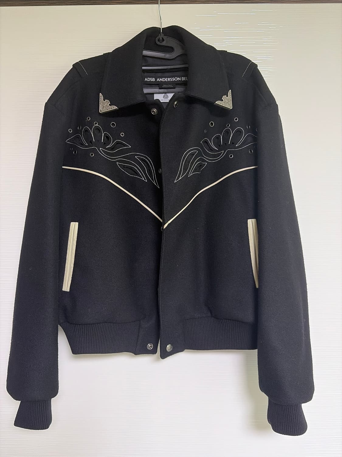 앤더슨벨 르망 울 블루종 자켓 블랙 M 상품이미지1