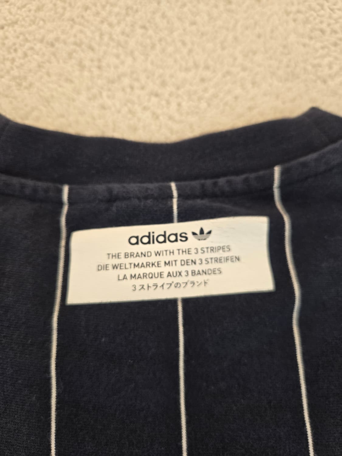 아디다스 스트라이프 긴팔 도코PS티셔츠 네이비 95 상품이미지8