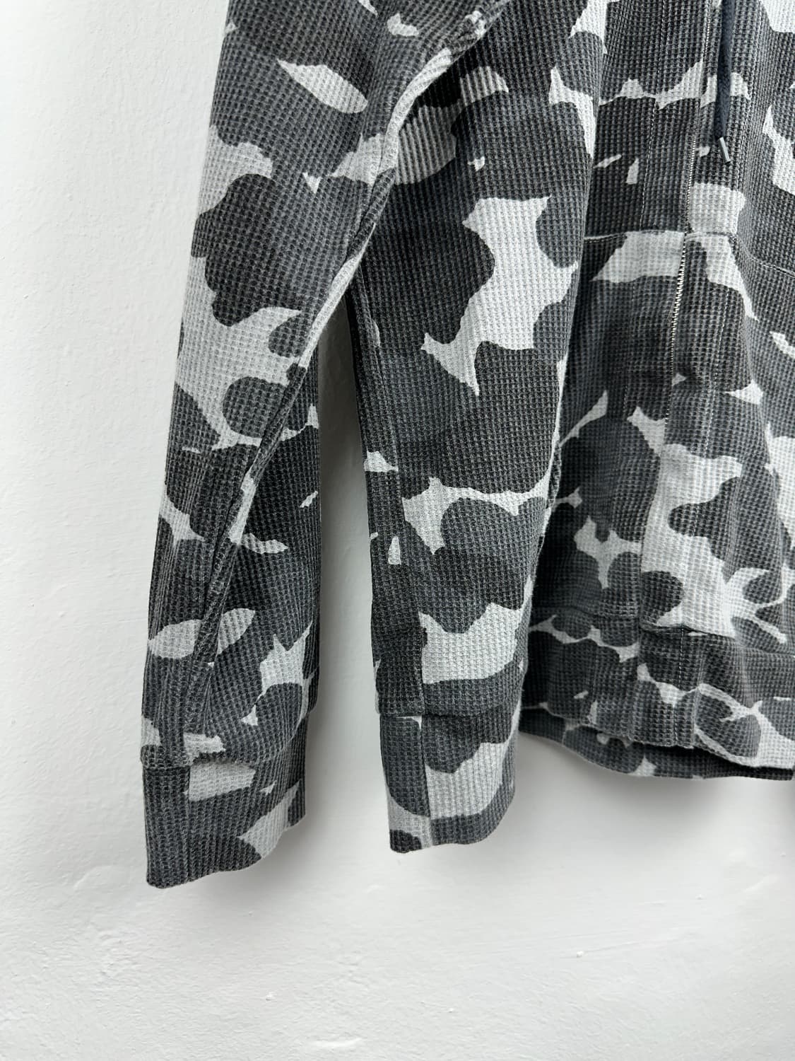 JPN camo waffle knit hoodie 상품이미지5