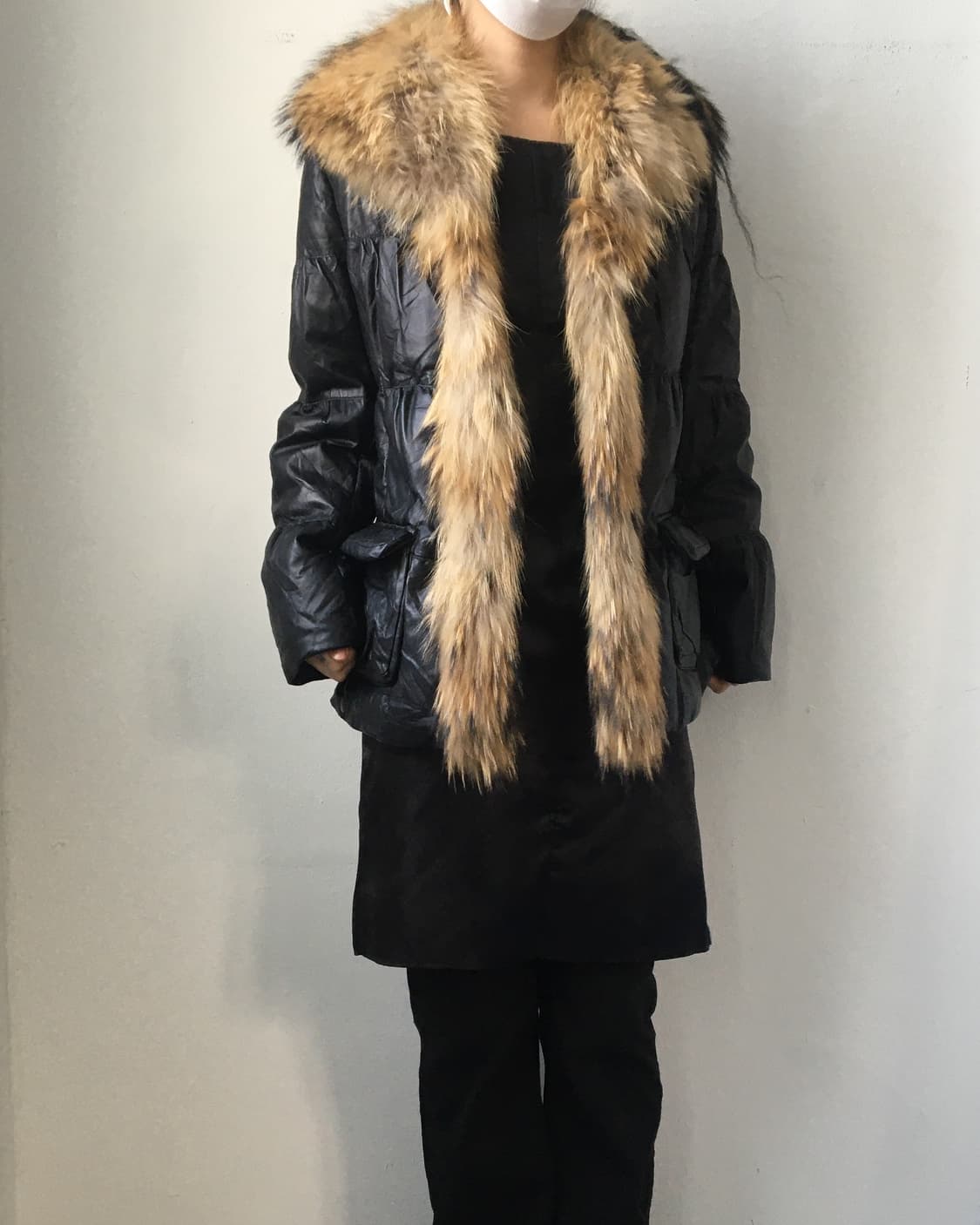 Fur point lamb leather jacket 상품이미지6