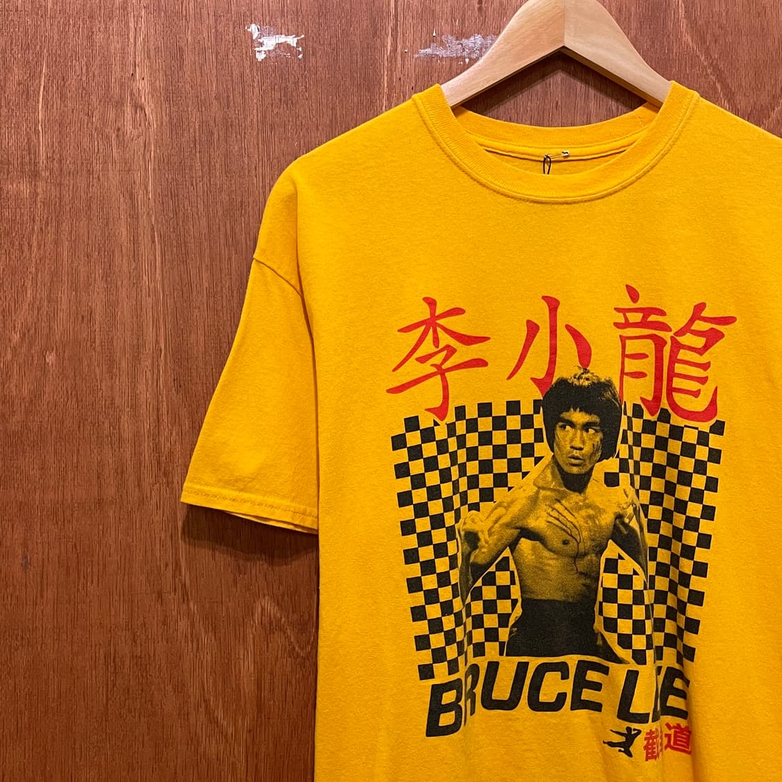 (L) Bruce lee 이소룡 빈티지 프린팅 반팔티 상품이미지3