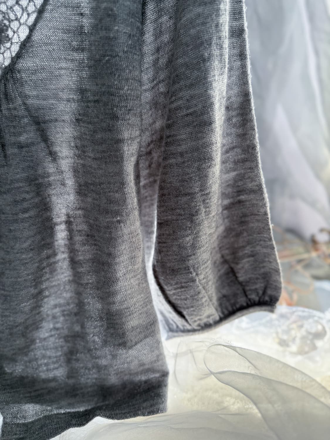 Two-button Floral Crochet Cardigan 0225 상품이미지4