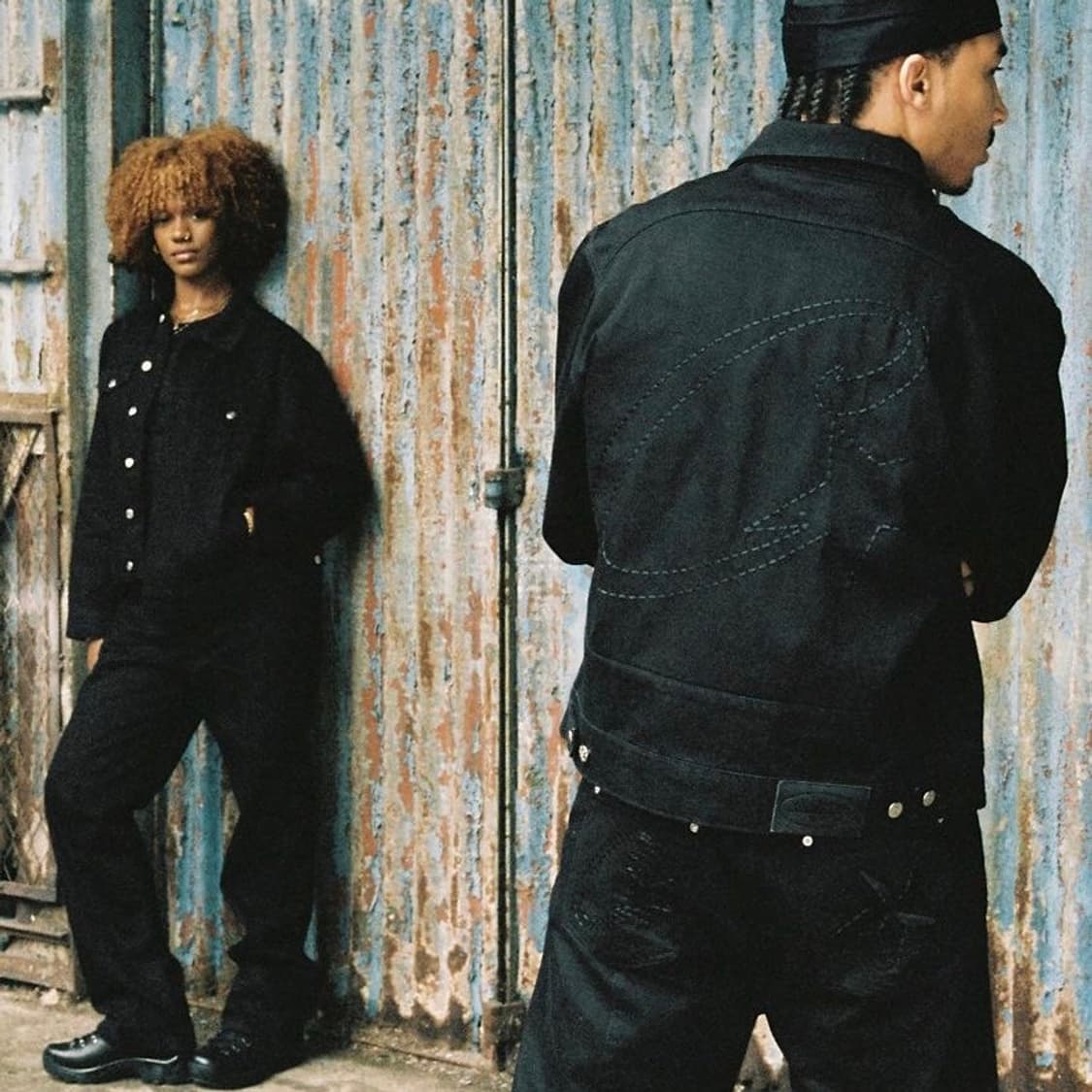 코르테이즈 데님 자켓 트리플블랙 M 상품이미지9