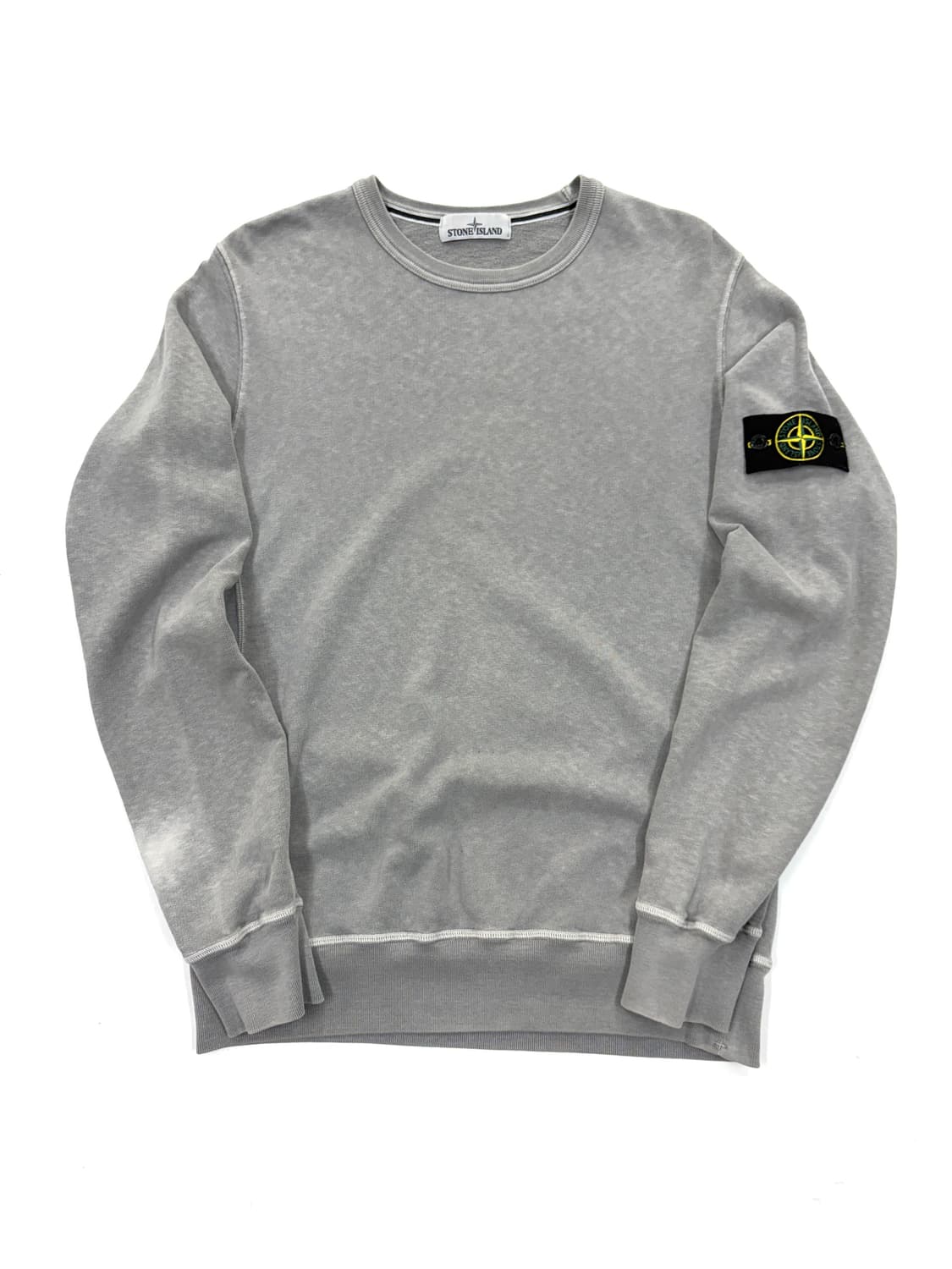 Stone Island 가먼트다잉 코튼 맨투맨 스웻셔츠 상품이미지1