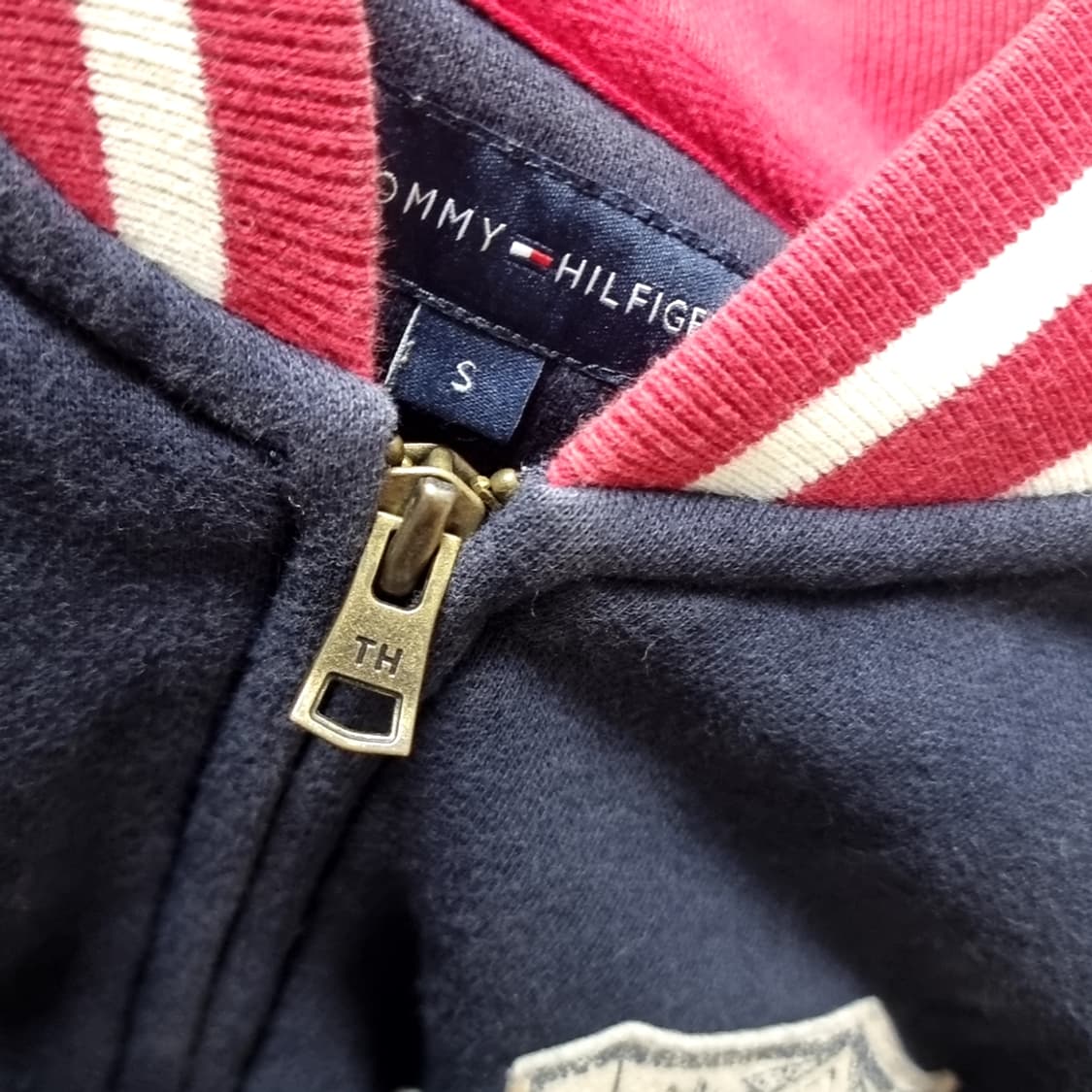 빈티지스타일 타미힐피거 네이비 블루종 자켓(95) 상품이미지6