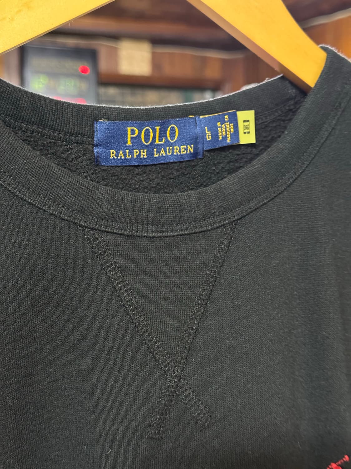 폴로 랄프로렌 검정색 맨투맨 L 사이즈 판매 상품이미지3