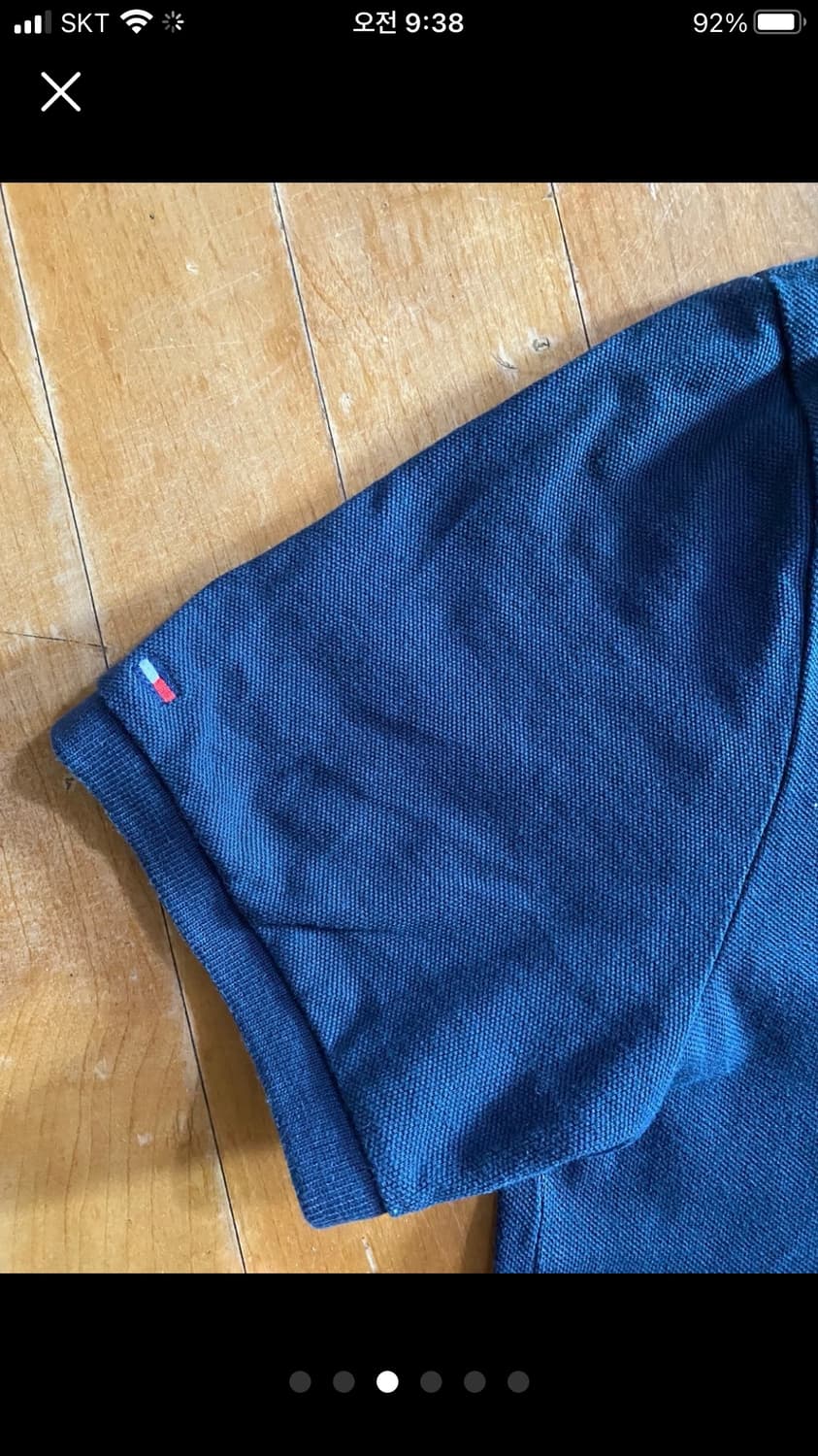 타미힐피거 네이비 커플티셔츠세트. 상품이미지3