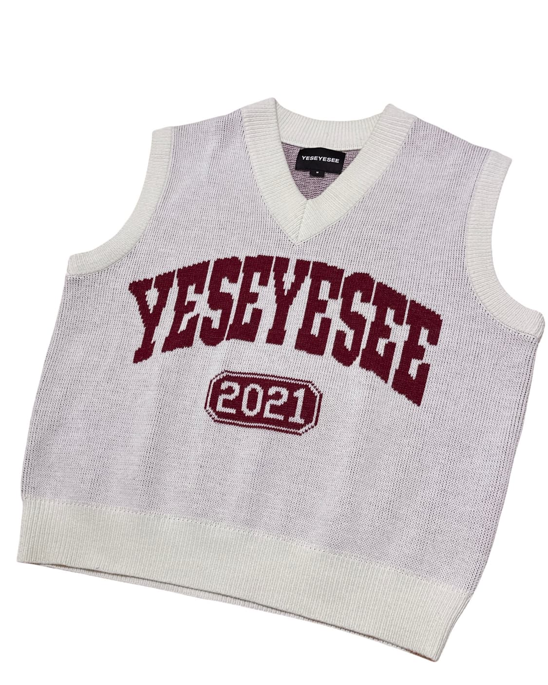 예스아이씨 니트 베스트 조끼 상품이미지3