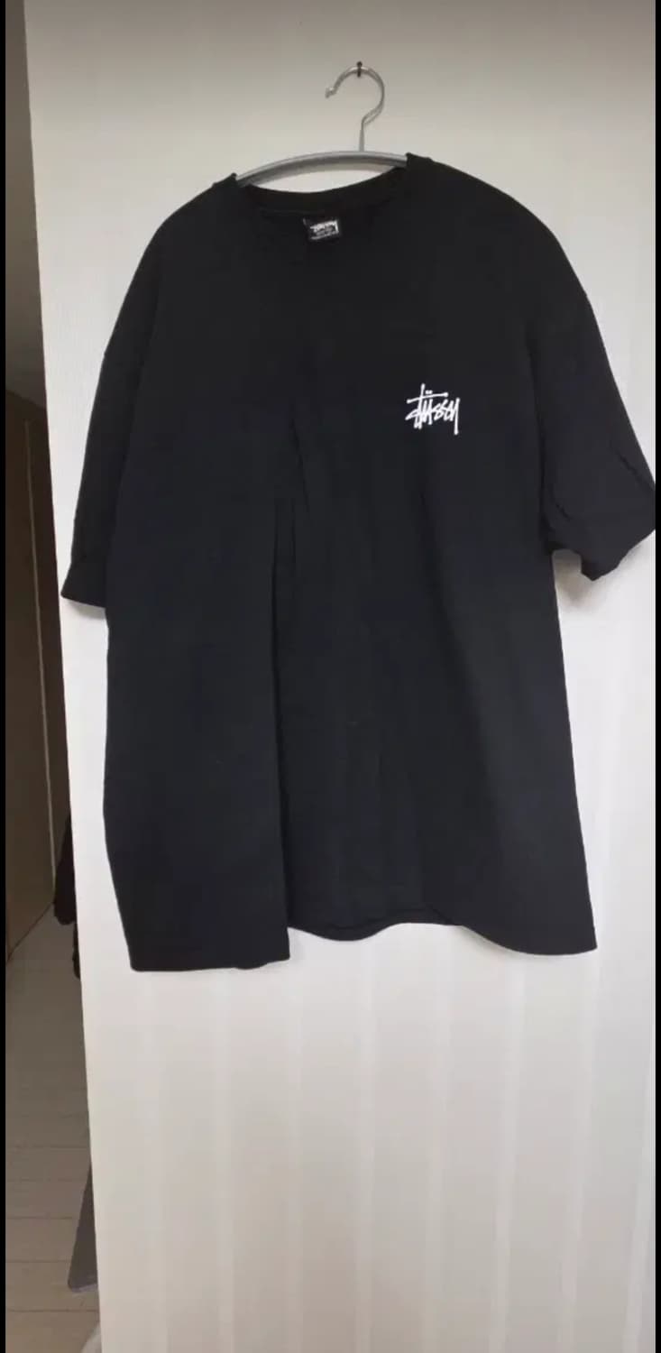 스투시 베이직 반팔 블랙,화이트 XL 상품이미지1