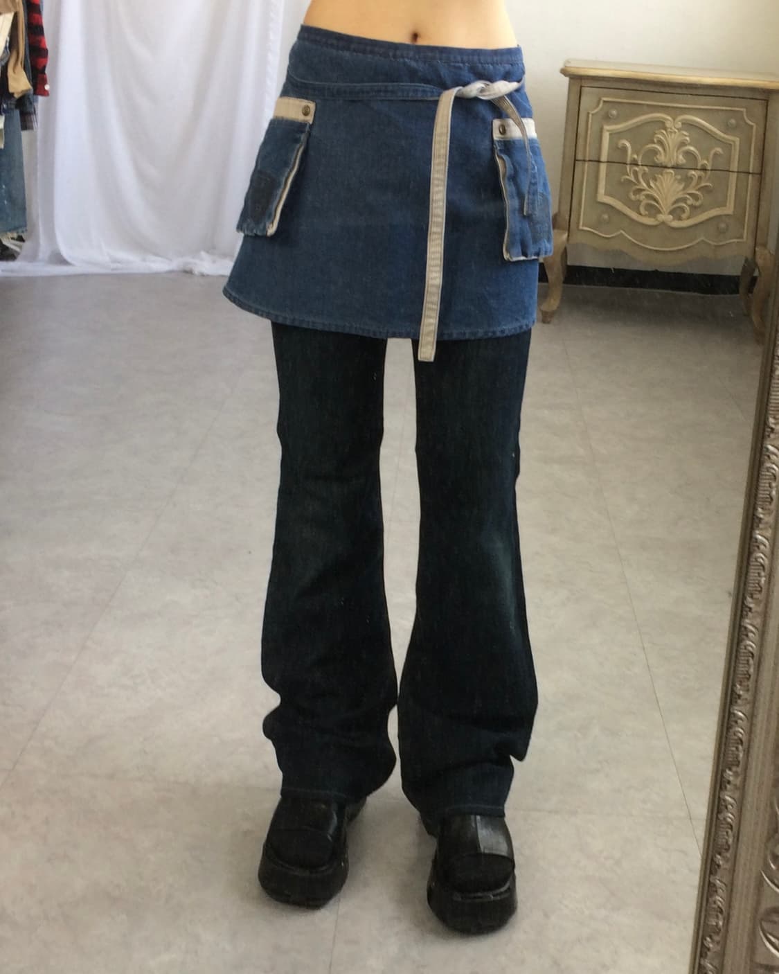 wrap apron 상품이미지1