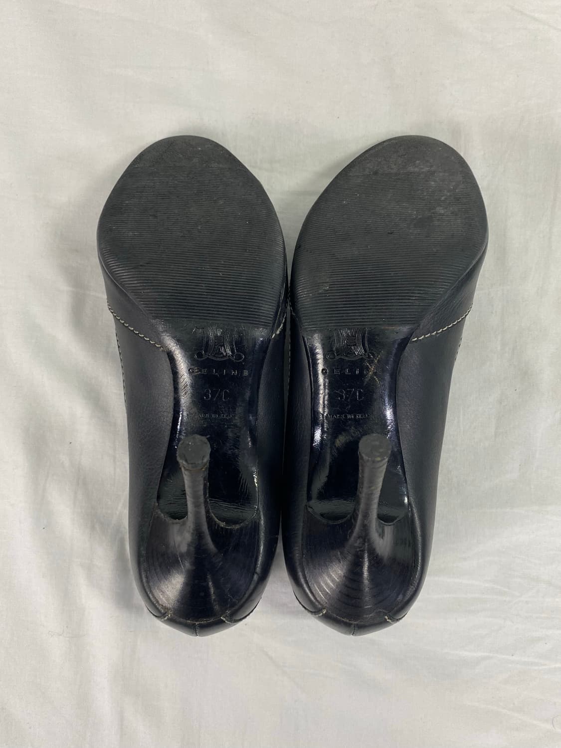 셀린느 Celine 레더 스티치 오픈토 힐 37 상품이미지6
